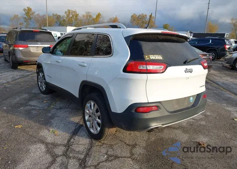 2016 Jeep Cherokee Limited from USA, damaged, VIN 1C4PJLDB6GW229475
